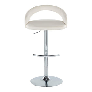 English Elm Adjustable Velvet Swivel Barstools with Chrome Base for Kitchen or Home Bar Set of 2 B202S01994