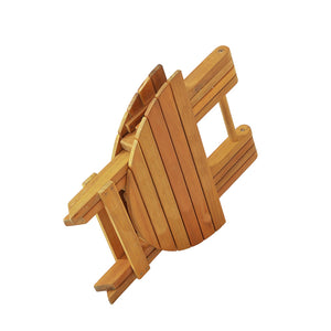 English Elm Christopher Knight Home® - Patio Conversation Set - Stylish Acacia Wood Chairs With Cushions & Foldable Side Table For Outdoors N770P264304T_N770P261552T