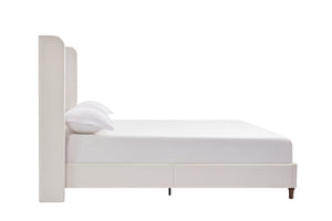 English Elm Harper Tall Upholstered Bed With 54" Headboard - Elegant Chenille, Easy Assembly, No Box Spring Required! B083P358495