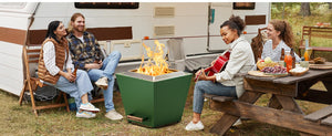 English Elm Cyberpit 20-Inch Smokeless Fire Pit - Portable Outdoor Bonfire With Easy Ash Cleanup & Carry Handles W944P272682