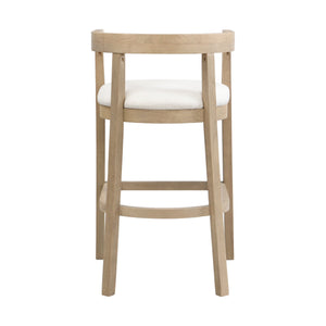 English Elm Christopher Knight Home® - Bar Stools Set Of 2 - Contemporary Rubberwood Design With Comfortable Upholstery For Home Bars N771P284165A
