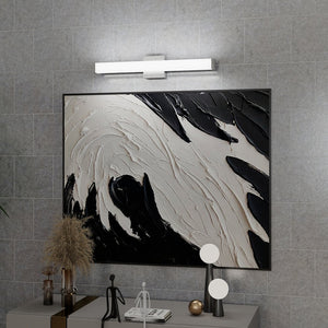 English Elm Bathroom Vanity Light Bar - Modern Brushed Nickel Led Fixture, 25" 14W 6000K Cool White Illumination W2312P374953