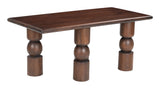 Split Coffee Table Brown 109853 Zuo Modern