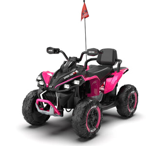 English Elm 24v Kids Electric Atv Xxxl Off-road Ride on with Parental Remote and Shock Absorbers W1578P352120