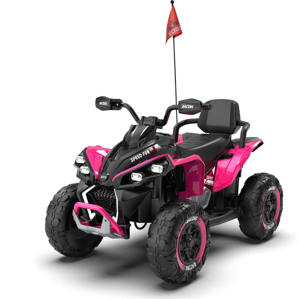 English Elm 24v Kids Electric Atv Xxxl Off-road Ride on with Parental Remote and Shock Absorbers W1578P352120