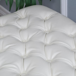 English Elm Christopher Knight Home® - Juliana Storage Ottoman – Elegant Ivory Pu Upholstered Accent With Hidden Storage For Any Room 57741.00IVY