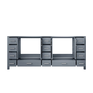 English Elm Dark Grey Double Bath Vanity – Spacious 84" Design With Soft-Close Drawers & Durable Storage Solutions B2731P258970