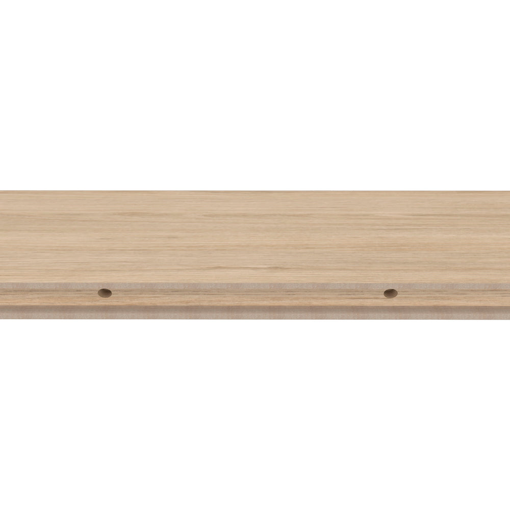 English Elm Iva Floating Shelf Set of 2 in Light Pine Melamine — Recessed 31.5" Wide Decorative Storage Solution B128P237135