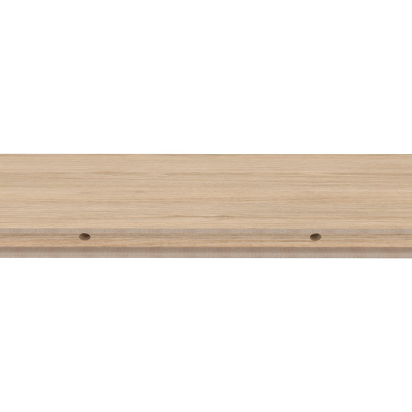 English Elm Iva Floating Shelf Set of 2 in Light Pine Melamine — Recessed 31.5" Wide Decorative Storage Solution B128P237135