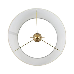 English Elm Faceted Glass Table Lamp with Gold Accents, Sculpted Faceted Base, 26.5"H Statement Lighting Brown 17.25 L x 16 W x 16 H B035P264526