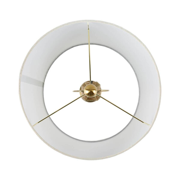 English Elm Faceted Glass Table Lamp with Gold Accents, Sculpted Faceted Base, 26.5"H Statement Lighting Brown 17.25 L x 16 W x 16 H B035P264526