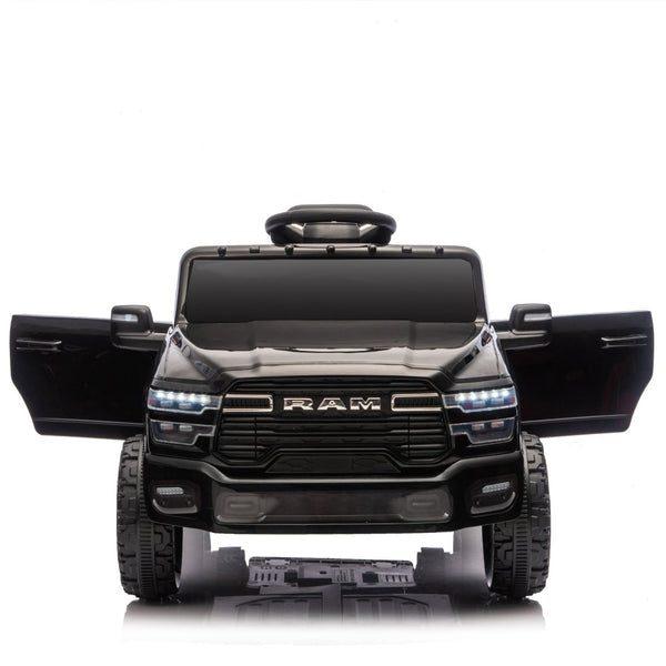 English Elm Licensed Dodge Ram 3500 12v Kids Ride on Truck with Parental Remote and Rear Suspension W1578P346247