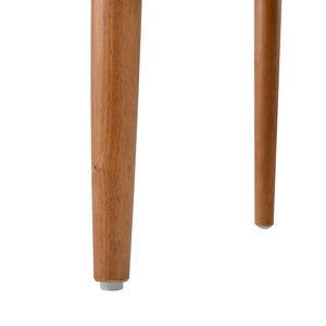 English Elm Modern Woven Rope Back Dining Chairs Walnut Rubberwood Legs Set of 2 for Any Room N762P379418D