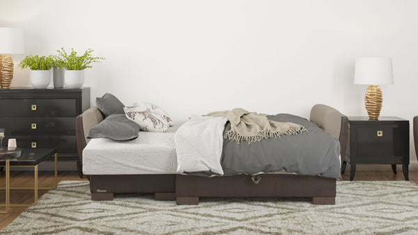 English Elm Primenest Skyhaven Convertible Chaise Lounge With Storage - Stylish Comfort For Small Spaces! B030P303519-GIGA