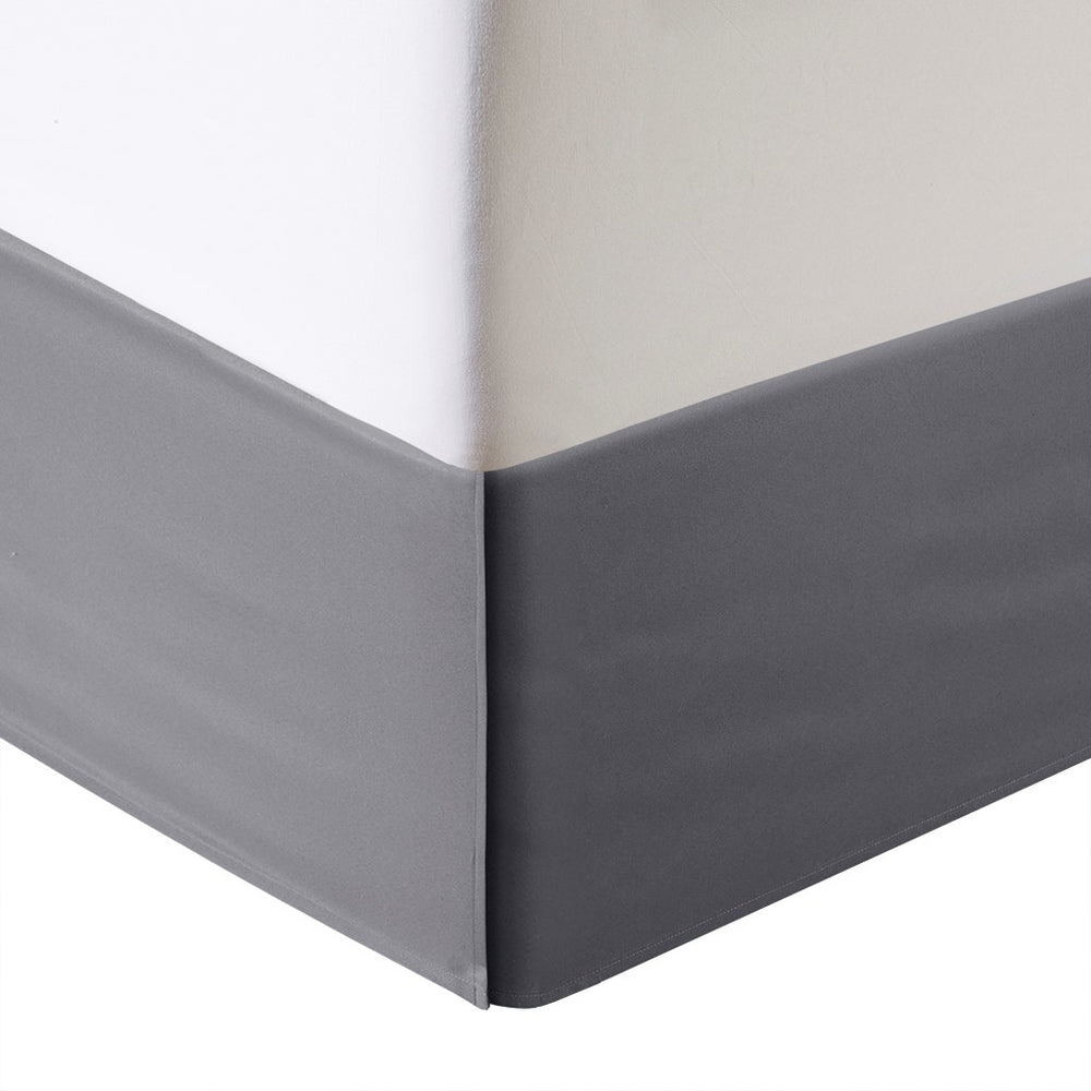 English Elm Printed Cotton Sateen Comforter Set King Grey/Peach — Floral Embroidered Pillows, OEKO-TEX Certified Luxury B03597063