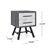 Christopher Knight Home® - Noble House - Burgoyne Mid-Century Modern Nightstand