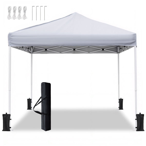 English Elm 10x10 Pop up Canopy Upf 50 Plus Steel Frame Shelter for Markets Beach Camping W2932P453882