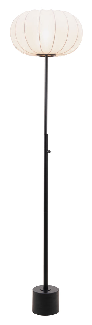 Wisteria Floor Lamp White 56152 Zuo Modern