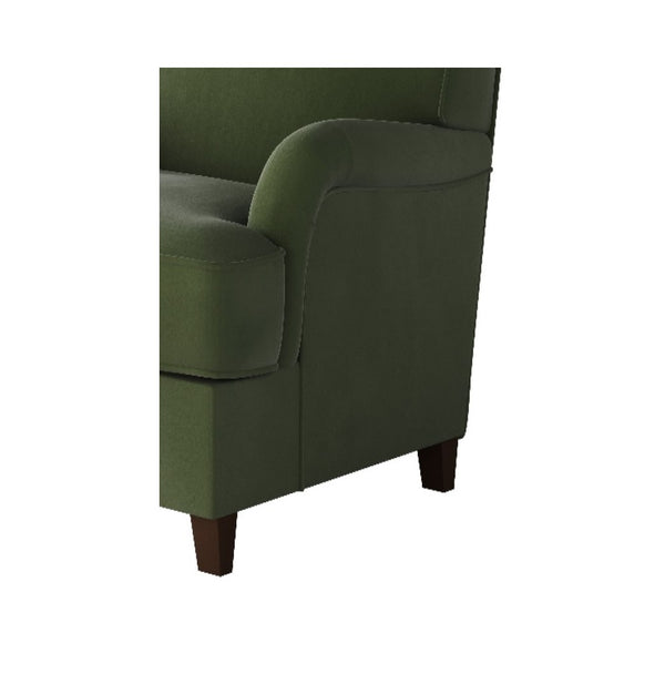 Fusion Bella Forrest Accent Chair – Elegant Green Design With Tapered Legs And Reversible T-cushion Comfort Green W,100% Polyester 01-02-c Bella Forrest Accent Chair