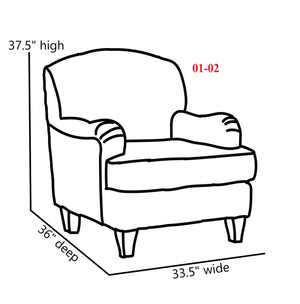 Fusion Dizzy Francaise Ebony Accent Chair - Stylish, Stain-resistant Design With Reversible Cushion Comfort Black,White Ws,100% Polypropylene 01-02 Francaise Ebony Accent Chair