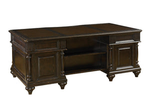 Lexington Tommy Bahama Home Admiralty Executive Desk - Embrace Classic British Colonial Style With Rich Tamarind Finish & Elegance Tamarind  619-936