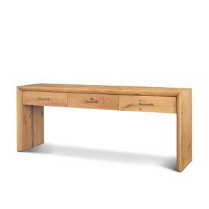 Mercana Belford 72" Solid Oak Console Table - Versatile Entryway Furniture with Timeless Style & Durability 71233