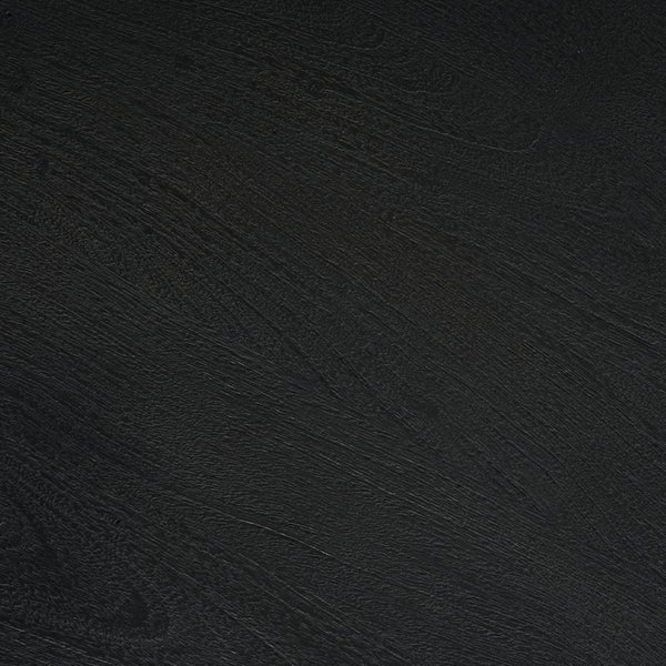 Mercana Sonel Foyer Table - Sculptural Acacia Wood Pedestal with Geometric Elegance for Modern Spaces Matte Black | Wood 71138-AB