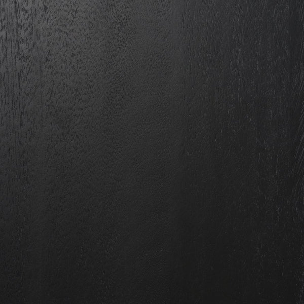 Mercana Grier 65" Rustic Mango Wood Media Console with Woven Cane Doors for Stylish Living Room Storage Black Wood | Black Cane | Brass 71143