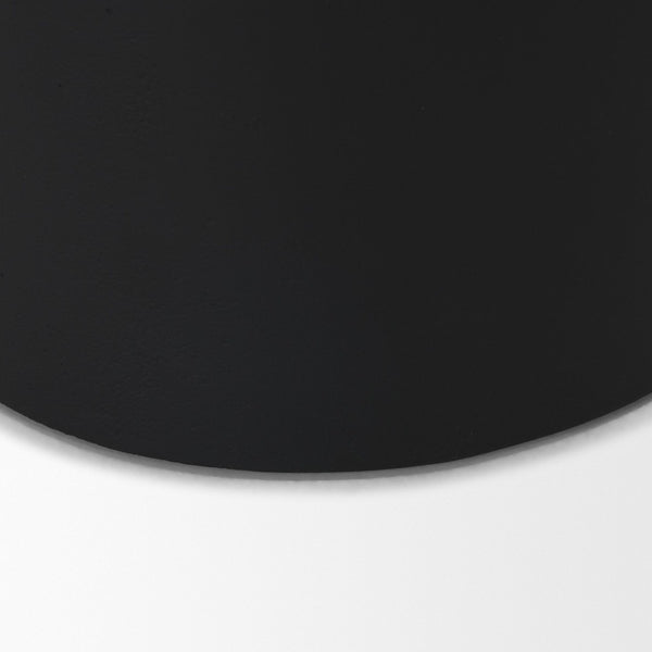 Mercana Deacon Decorative Canister with Sculptural Handles for Modern Home Décor and Stylish Organization Matte Black | Large 71161