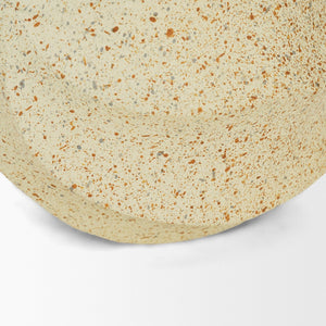 Mercana Imani Sculptural Textured Metal Decorative Orb - Organic Twists for Modern Home Accents & Style Beige | Small 71166