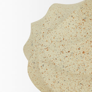 Mercana Imani Sculptural Textured Metal Decorative Orb - Organic Twists for Modern Home Accents & Style Beige | Large 71167