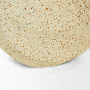 Mercana Imani Sculptural Textured Metal Decorative Orb - Organic Twists for Modern Home Accents & Style Beige | Large 71167