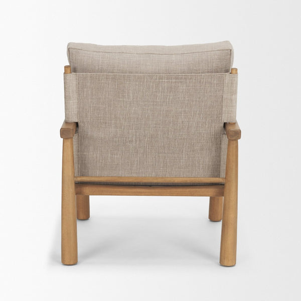 Mercana Witton Slingback Lounge Chair with Beech Wood Frame – Elegant Comfort for Living Spaces and More 71177