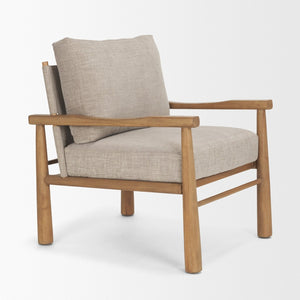 Mercana Witton Slingback Lounge Chair with Beech Wood Frame – Elegant Comfort for Living Spaces and More 71177