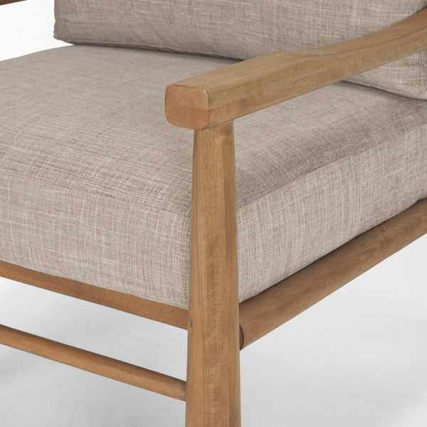 Mercana Witton Slingback Lounge Chair with Beech Wood Frame – Elegant Comfort for Living Spaces and More 71177