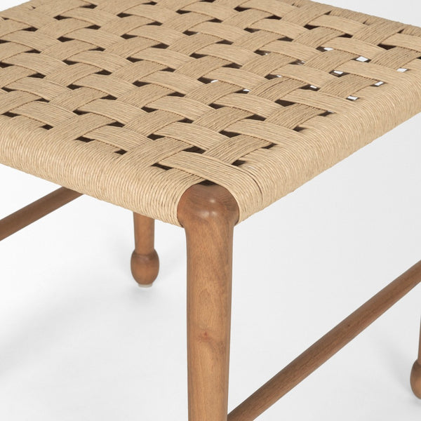 Mercana Brinley Woven Chair - Rustic Elegance with Handcrafted Design for Modern & Scandinavian Dining Spaces 71180