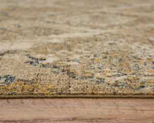 Alora Decor Intrepid Handcrafted Wool Rug With Distressed Neutral Palette, Low Pile And Short Fringe For Durable Elegance 5' x 8' 01001010104120508