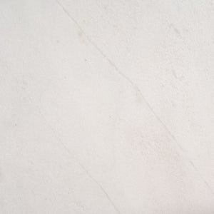 Mercana Matteo Luxurious Solid Marble Side Table with Floating Design and Hidden Casters for Effortless Mobility White Marble | Square 71192