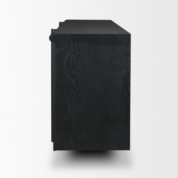 Mercana Rowan Modern 4-Door Sideboard – Stylish Storage Solution with Seamless Design and Cable Management 71207