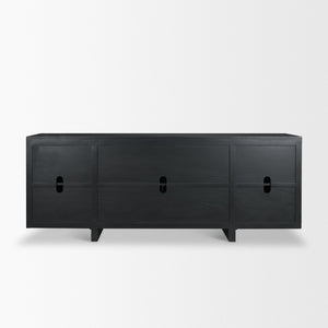 Mercana Rowan Modern 4-Door Sideboard – Stylish Storage Solution with Seamless Design and Cable Management 71207