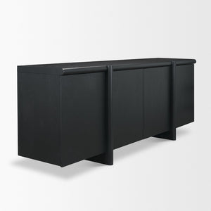Mercana Rowan Modern 4-Door Sideboard – Stylish Storage Solution with Seamless Design and Cable Management 71207