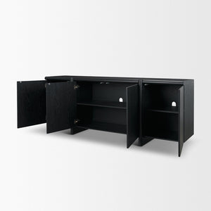 Mercana Rowan Modern 4-Door Sideboard – Stylish Storage Solution with Seamless Design and Cable Management 71207