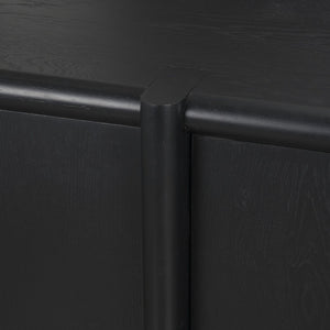 Mercana Rowan Modern 4-Door Sideboard – Stylish Storage Solution with Seamless Design and Cable Management 71207