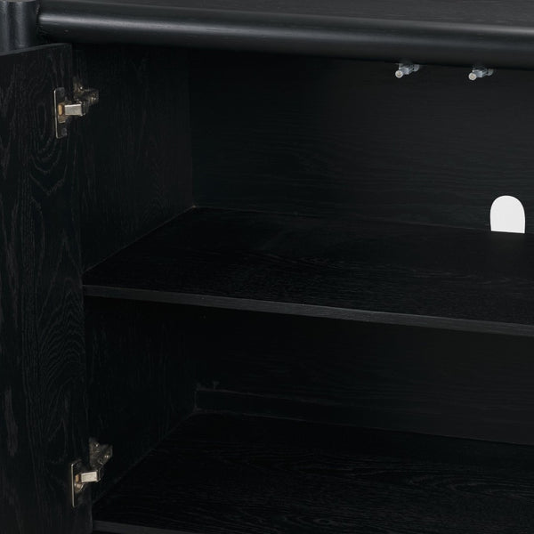 Mercana Rowan Modern 4-Door Sideboard – Stylish Storage Solution with Seamless Design and Cable Management 71207