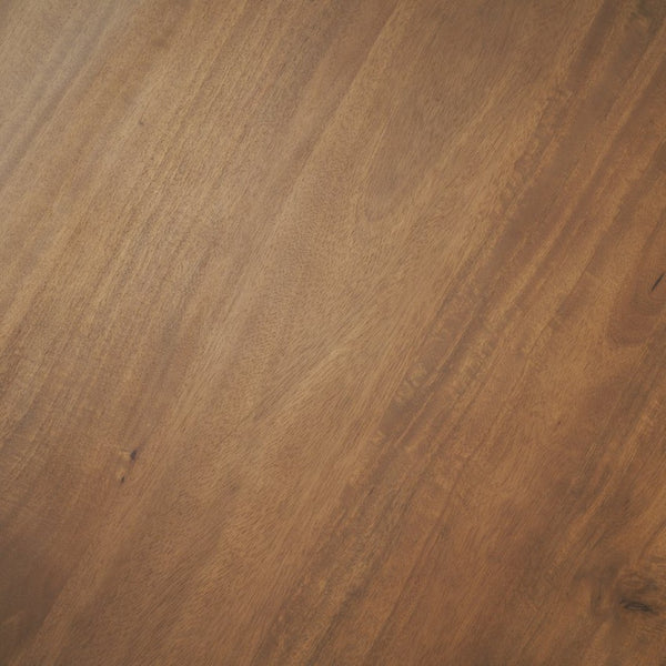 Mercana Atlas 60" Round Dining Table with Stacked Pedestal Base - Solid Mango Wood & Warm Mid-Brown Finish 60" Med Brown Wood Top | Med Brown Wood Base 71217-AB