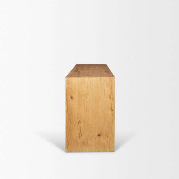 Mercana Belford 72" Solid Oak Console Table - Versatile Entryway Furniture with Timeless Style & Durability 71233