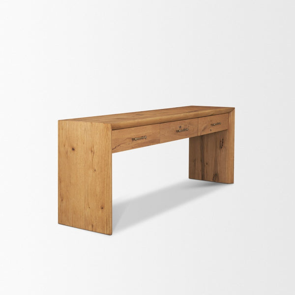 Mercana Belford 72" Solid Oak Console Table - Versatile Entryway Furniture with Timeless Style & Durability 71233