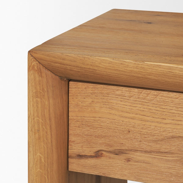 Mercana Belford 72" Solid Oak Console Table - Versatile Entryway Furniture with Timeless Style & Durability 71233