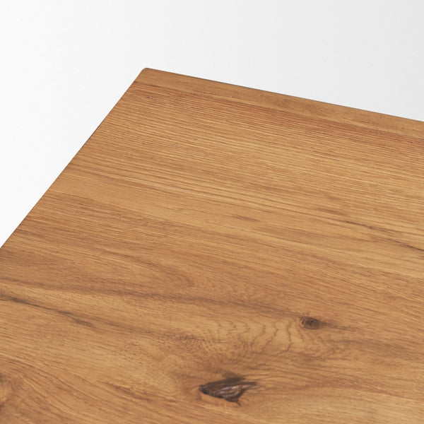 Mercana Belford 3-Drawer Nightstand in Natural Oak – Stylish Storage Solution for Modern Bedrooms and More 71235