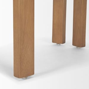 Mercana Soho Curved Open Back Chenille Tripod Dining Chair - Stylish Comfort for Modern Spaces Today! Gray Fabric | Brown Wood 71250